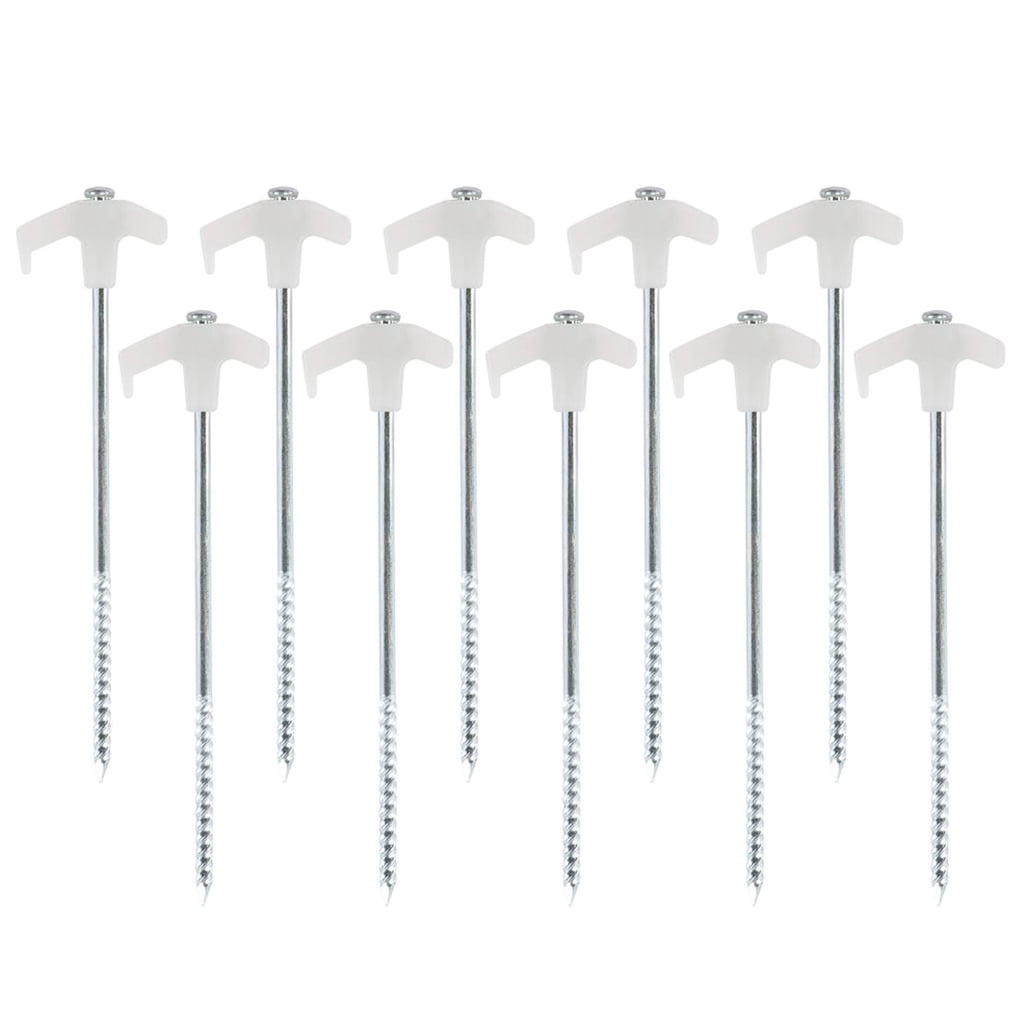 4/8/10Pcs Screw Canopies Stakes Ground Peg Florescent Long Screw Thread Tent Stakes Campings Peg for Fixings Campings Te