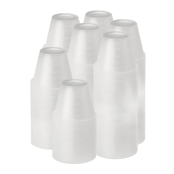 Perfect Stix Disposable Graduated Plastic Medicine Cups- Bulk Pack of 500, 1 Ounce Cups with Measurements, Dosage Measure-for Mixed Pills, Medication Measuring, Resin Mixing, Mouthwash