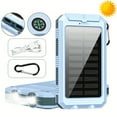 thumbnail image 6 of ENFOURCLASS 30000mAh Solar Power Bank with Dual USB Ports, LED Light & Compass for Travel, Camping, Emergencies, 6 of 27