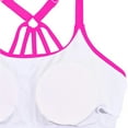 thumbnail image 7 of Bikini Tops for Women Full Coverage Tankini Tops Beach Push Up Swim Crop Top Tie Back Bathing Swimwear Top without Short, 7 of 7