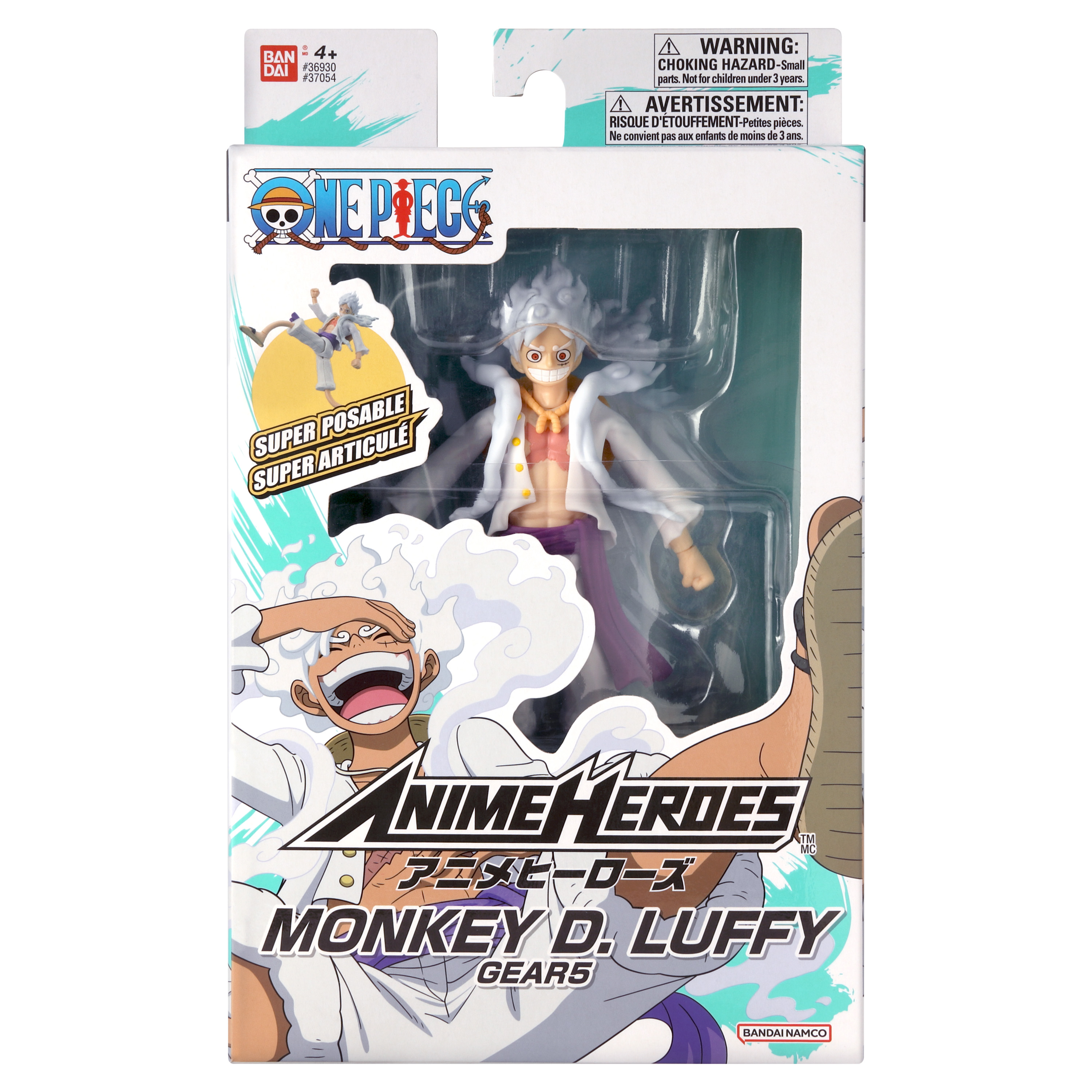 Anime Heroes One Piece Luffy Gear5 6.5" Figure photo 5
