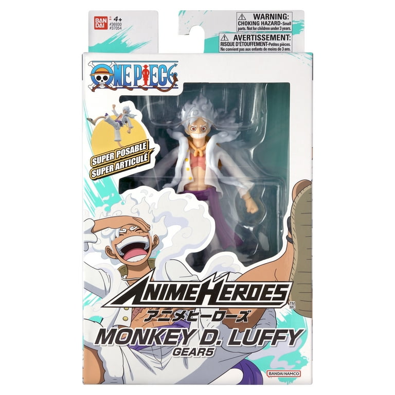 Anime Heroes - One Piece - Luffy Gear5, 6.5" Action Figure - Walmart.com