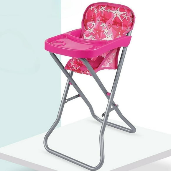 BELOVING Doll High Chair Doll Furniture Model for 9-12 inch Doll Coordination Feeding