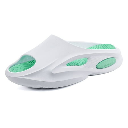 

Womens Mens Bathroom Shower Slippers Indoor Home Beach Non Slip Pillow Sandal Soft Shower