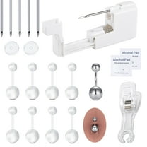 Briana Williams Stainless Steel Piercing Gun Kit, 20 Piece