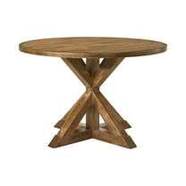 CoSoTower Weathered Oak Finish Dining Table