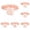 White 6PCS, variant on Fun Pet Dentures Toys Dog Dentures Fun Dog Braces Dog Chew Toys Suitable For Halloween Dog Toys Pet Supplies