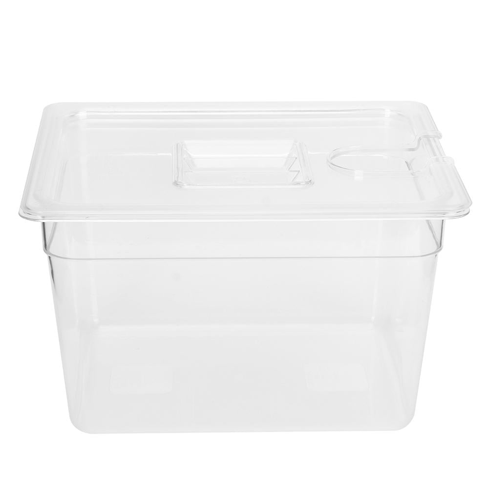 Tebru 11L Sous Vide Container,11L Collapsible Hinged Sous Vide