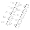 thumbnail image 3 of Mini Binder Clips, Metal Material Hollow Tail Clips Elasticity Strong Clamping Binder Clips  For Office Blue,Green,Silver, 3 of 8