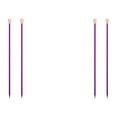 thumbnail image 2 of ZheElen Color Random Single Pointed Straight Knitting Needles Sweater Aluminum Weaving Needle Lightweight Needleworking Equipment 5.0mm 2Set, 2 of 6