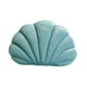 thumbnail image 1 of Almohada de terciopelo suave Strade Fareast Limited forma de concha marina rellena azul tamaño 40 x 25 cm, 1 of 8