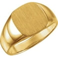thumbnail image 1 of Men's Signet Ring in 14k Yellow Gold - Size 6, 1 of 5