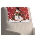 thumbnail image 7 of TSOVTHRID Head Rest Cover for Recliner Snowman Holly Candy Cane Snowflake Print 17x27 Inch Recliner Headrest Protector Waterproof PU Leather Couch Head Protector for Sofa Christmas Decor, 1 Piece, 7 of 7