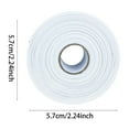 thumbnail image 2 of YoeXGDS 3Roll 10.5FT Caulk Tape SelfAdhesive, Bathroom Waterproof White Caulking Strip Peel & Stick Floor Tile Toilet Tub Tape Kitchen Wall Decor Bathroom Accessories, 2 of 4
