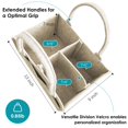 thumbnail image 2 of Cute Castle Baby Diaper Caddies 2 Pack Oatmeal, 2 of 5