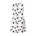thumbnail image 6 of Womens Dress Summer Women's Summer Casual Dress Gradual Sleeveless Neck V-Neck Long Dress E Multicolor S, 6 of 7