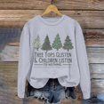 thumbnail image 2 of Futezty Merry Christmas Sweatshirt For Women Plaid Tree Cute Blouse Xmas Farm Holiday Pullover Tops, 2 of 5