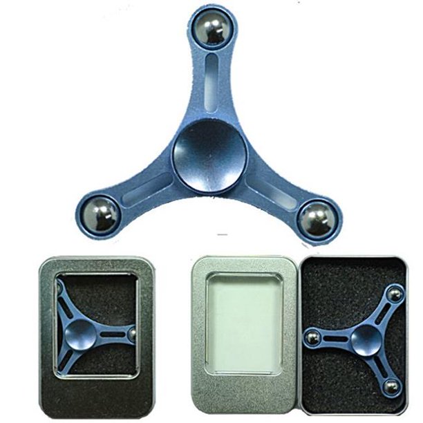 Blue Plastic Spinner, Case of 24