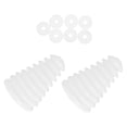 thumbnail image 3 of AURARMLET 2Pcs Electric Drill Dustproof Cover Silicone Tool Lightweight Durable White, 3 of 5