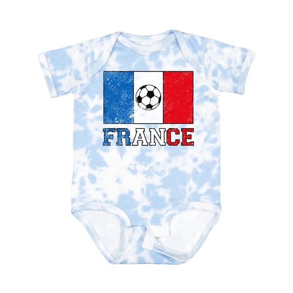 Inktastic French Soccer Boys or Girls Baby Bodysuit
