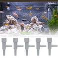 thumbnail image 5 of 20 piezas de plástico ABS gris para acuario, manguera para pecera, ajuste de línea de aire, válvulas de Control de flujo de volumen, 5 of 5