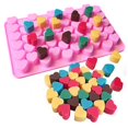 thumbnail image 4 of 2 moldes de silicona en forma de corazón, molde para cera derretida, 55 moldes dulces de corazón para amor, bricolaje, hornear pasteles, alimentos, chocolate, gelatina, mini jabón, dulces, bandeja de, 4 of 4
