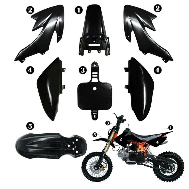 CRF50 Plastics Kit Pit Bike Parts Fairings Fenders for CRF 50 XR