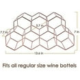 thumbnail image 4 of Countertop Wine Rack, Freestanding Wine Rack For Wine Cellar Bar Cabinet, Modern Design Metal Tabletop Wine Rack, Kitchen Vertical Wine Rack, 4 of 5