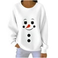 thumbnail image 2 of Ailaofu Women Ugly Christmas Sweatshirts 3D Digital Print Novelty Pullover Tops Funny Santa Xmas Tree Graphic Holiday Outfits, 2 of 7