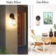 thumbnail image 3 of Lámpara de pared con jaula de alambre, iluminación rústica, lámpara de pared con una bombilla Edison vintage antigua, accesorio de luces industriales para interiores ajustable (bombilla no incluida) Namotu CZJJ-HY124, 3 of 7