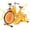 orange, variant on Adult Exercise Bicycle Blender – Pedal-Powered Smoothie Maker for Gym, Family Fitness, Eco-Friendly Kitchen Juicer, Orange
