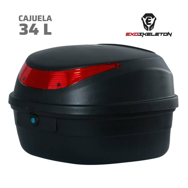 Caja Portacasco para Motocicleta Exoskeleton 34 Lts