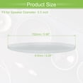 thumbnail image 6 of Universal Speaker Grills Mesh for Audio Subwoofer Grille without Frame White - Pack of 4 White,152mm, 6 of 7