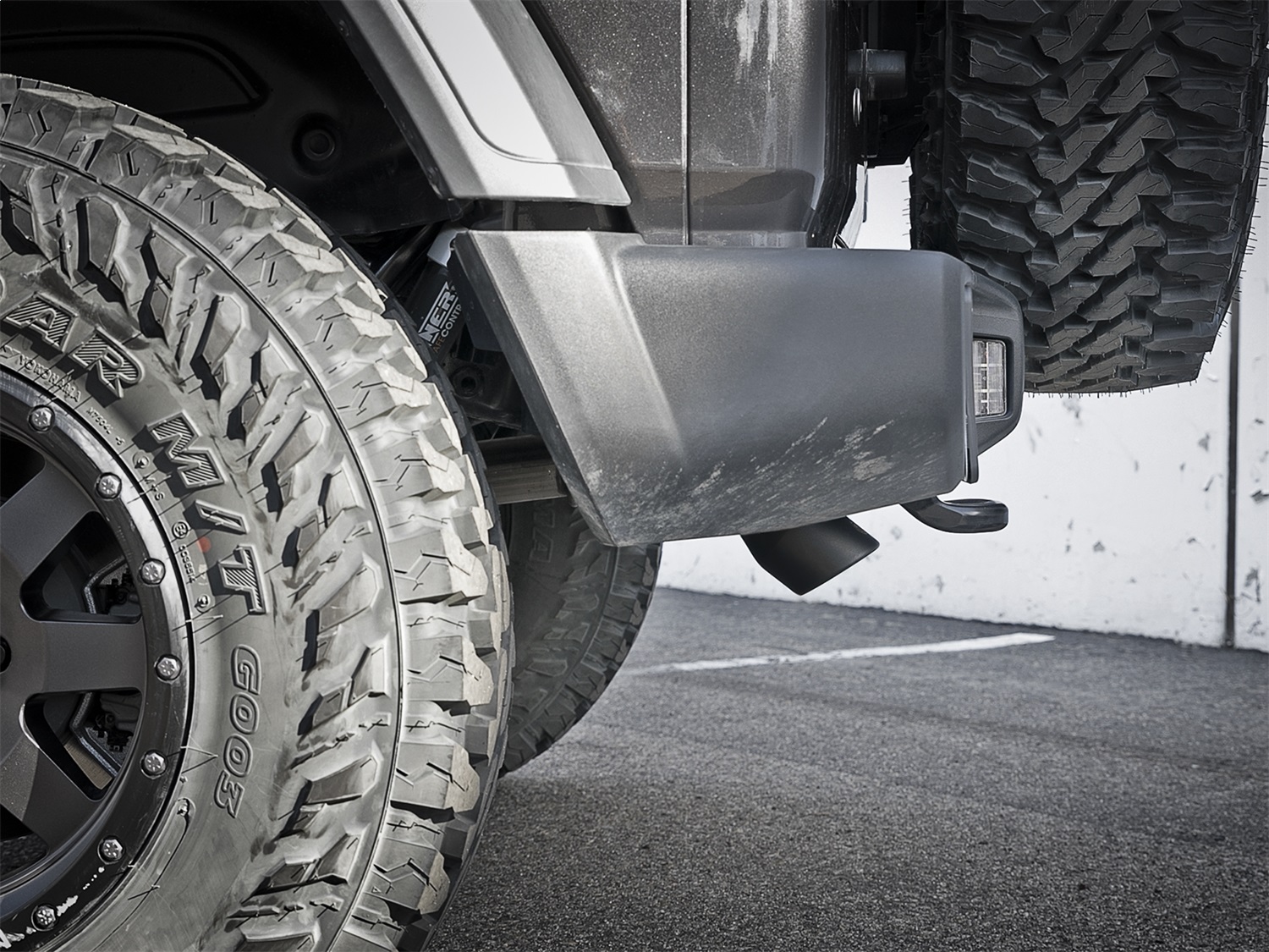 aFe MACH Force-Xp 2.5in 409 SS Catback High-Tuck Exhaust w/Black Tips 18+ Jeep Wrangler (JL) V6 3.6L