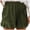 Army Green, variant on Sngxgn Women Casual High Waisted Casual Shorts Frayed Raw Hem Ripped Casual Shorts(Army Green,XXL)