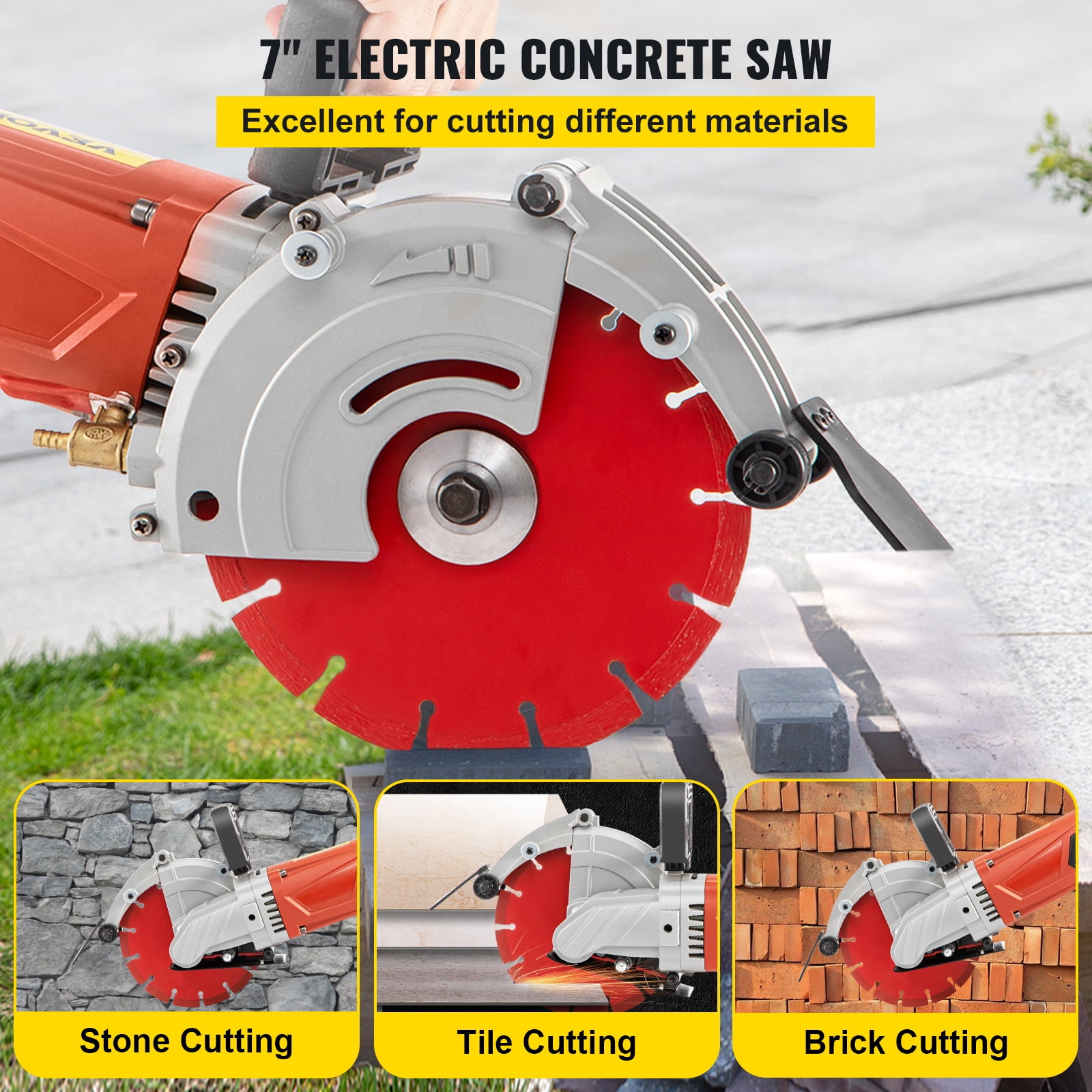 VEVOR Electric Concrete Saw, 7\
