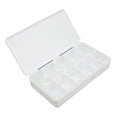thumbnail image 1 of False Toenail Tips, Toenail Tips Clear Breathable Artificial Full Cover  For Nail Salon, 1 of 8