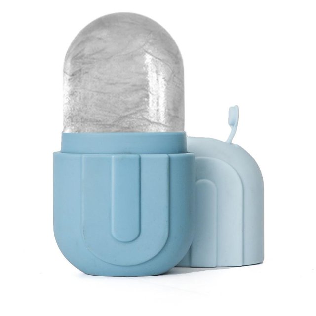Masseur en Silicone pour Glaçons Soin du Visage Réutilisable Rouleau de Glace Beauté