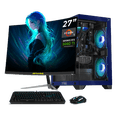 thumbnail image 1 of PC Gamer Completa IA Xtreme PC Gaming NVIDIA GeForce RTX 5060 TI AMD Ryzen 7 5700X 32GB SSD 1TB Monitor Curvo 27 180Hz Sistema Liquido WIFI Blue Productividad Versátil Acelerada con IA, 1 of 6
