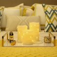 thumbnail image 4 of Velas sin llama H-BLOSSOM H-BLOSSOM, marfil parpadeante, juego de 3, 4 of 9