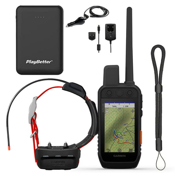 Garmin Alpha 200i (TT 15X GPS Dog Tracker HuntBetter Bundle | +PlayBetter Portable & GPS Tether Lanyard | Track & Train Dog GPS - Walmart.com