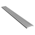 thumbnail image 1 of Lauxes 84-Inch Linear Storm Water Drain-Next Gen Stormwater Outdoor Linear Drain-Aluminum Rectangle Drain-Customizable Garage, Terrace, Pool Drain in Silk Silver, 1 of 5