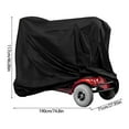thumbnail image 3 of Housse de Trottinette de Mobilité Imperméable Housse de Rangement pour Fauteuil Roulant pour Trottinette de Voyage Housse Résistante aux Intempéries Housse de Chaise Électrique Tissu Oxford 190D Robuste Protège-Pluie contre la Poussière la Saleté la Neige la Pluie le Soleil, 3 of 4