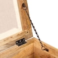thumbnail image 5 of vidaXL Storage Bench Solid Reclaimed Wood 15.7"x15.7"x17.7", 5 of 11