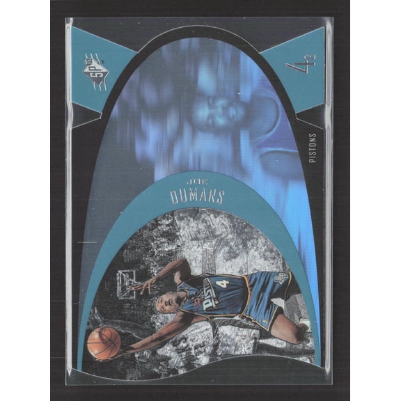 1997 Upper Deck SPx Joe Dumars #SPX12 Detroit Pistons Basketball Card Detroit Pistons NBA Basketball Trading Card
