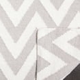 thumbnail image 6 of Safavieh Dhurries Bentley Geometric Runner Rug, Gray/Ivory, 2'6" x 10', 6 of 10