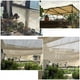 thumbnail image 4 of Vela de sombra solar exterior - Toldo rectangular 95% UV para patio, piscina y jardín - Tela verde HDPE de 200x300cm, 4 of 9