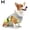 M grey, variant on Dog Cooling Vest, Sun Protection Cooling Pet Shirt Harness with Zipper & Leash Ring, Adjustable Breathable Summer Quick Dry Clothes for Hot Weather Small Medium Large Dogs
