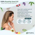 thumbnail image 6 of ROSA CANINA - Organic Rosehip Oil for Face, Nails, Hair and Skin - Cold Pressed Rose Hip Oil (2 oz), 6 of 6