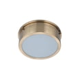 thumbnail image 3 of X6709-SB-LED Craftmade Lighting Fenn - 9 Inch 10W LED Flush Mount-Satin Brass Finish, 3 of 3